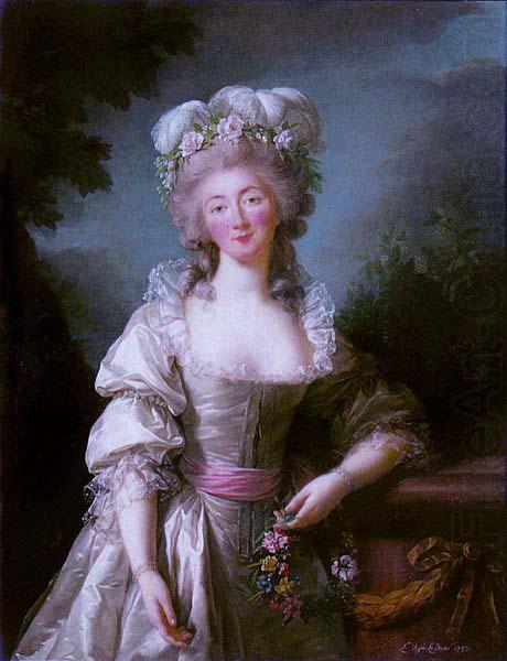 Portrait of Madame du Barry, elisabeth vigee-lebrun